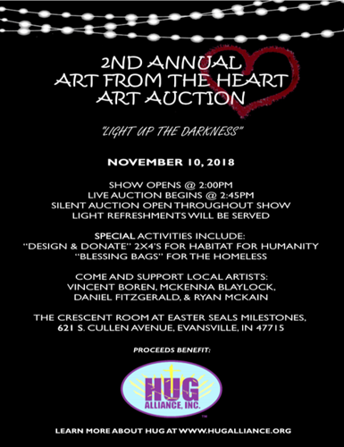 art auction flyer