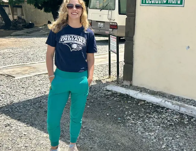 Parchman participates in humanitarian, research trip to Ghana