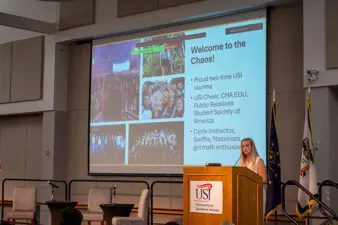 Campus life photo showing student activities and facilities