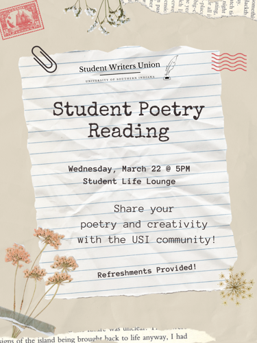 Student Poetry Reading