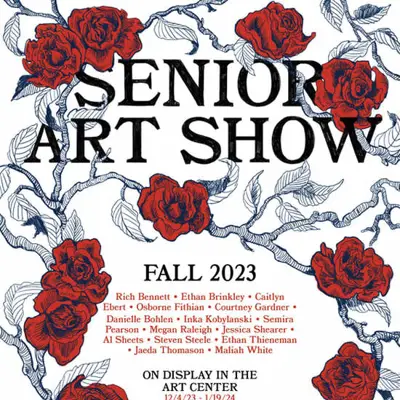 Fall 2023 Senior Art Show on display through new year