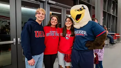 Student Success Series Graphic with photo of Archie Eagle