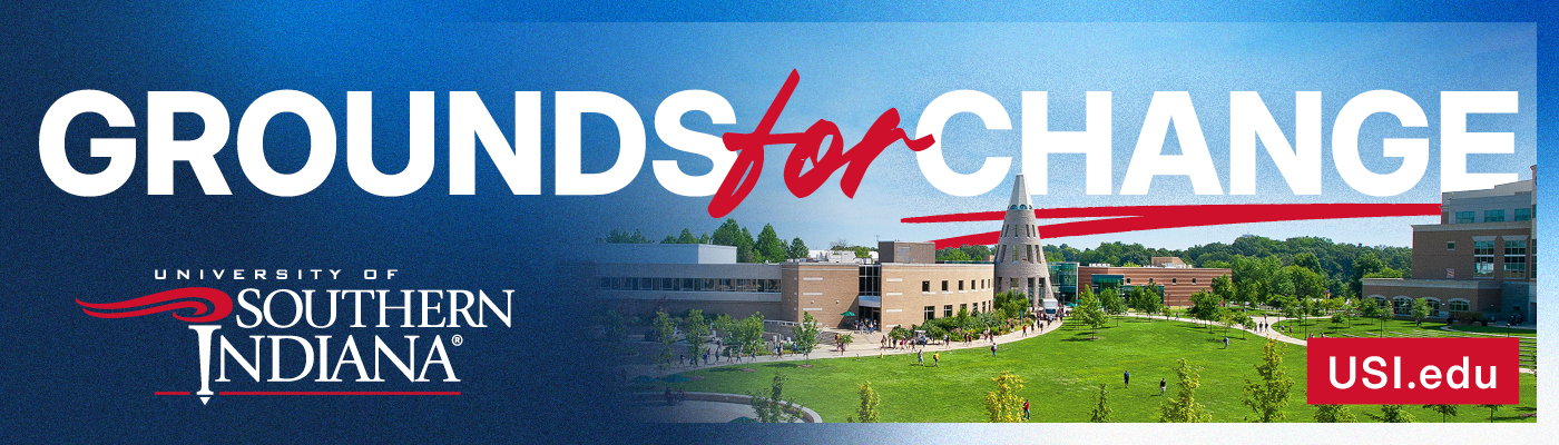 billboard featuring USI campus