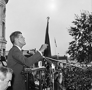 Senator John F. Kennedy Campaigning for President, 1960, reprinted 2017