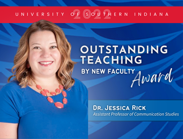 Outstanding Teaching Award by New Faculty