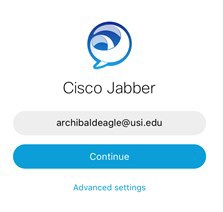 Jabber login image