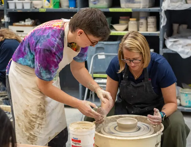 USI community chips in to help Filling Empty Bowls for Veterans