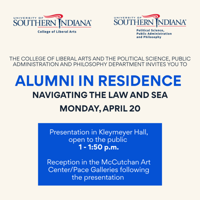 Alumni in Residence Series welcomes Lieutenant Brenden Davidson ’15 