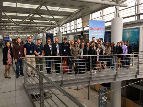 Group at an airport