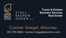 Conner Voegel Attorney Business Card