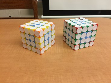 painted cubes