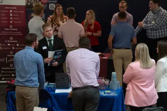 Campus life photo showing student activities and facilities