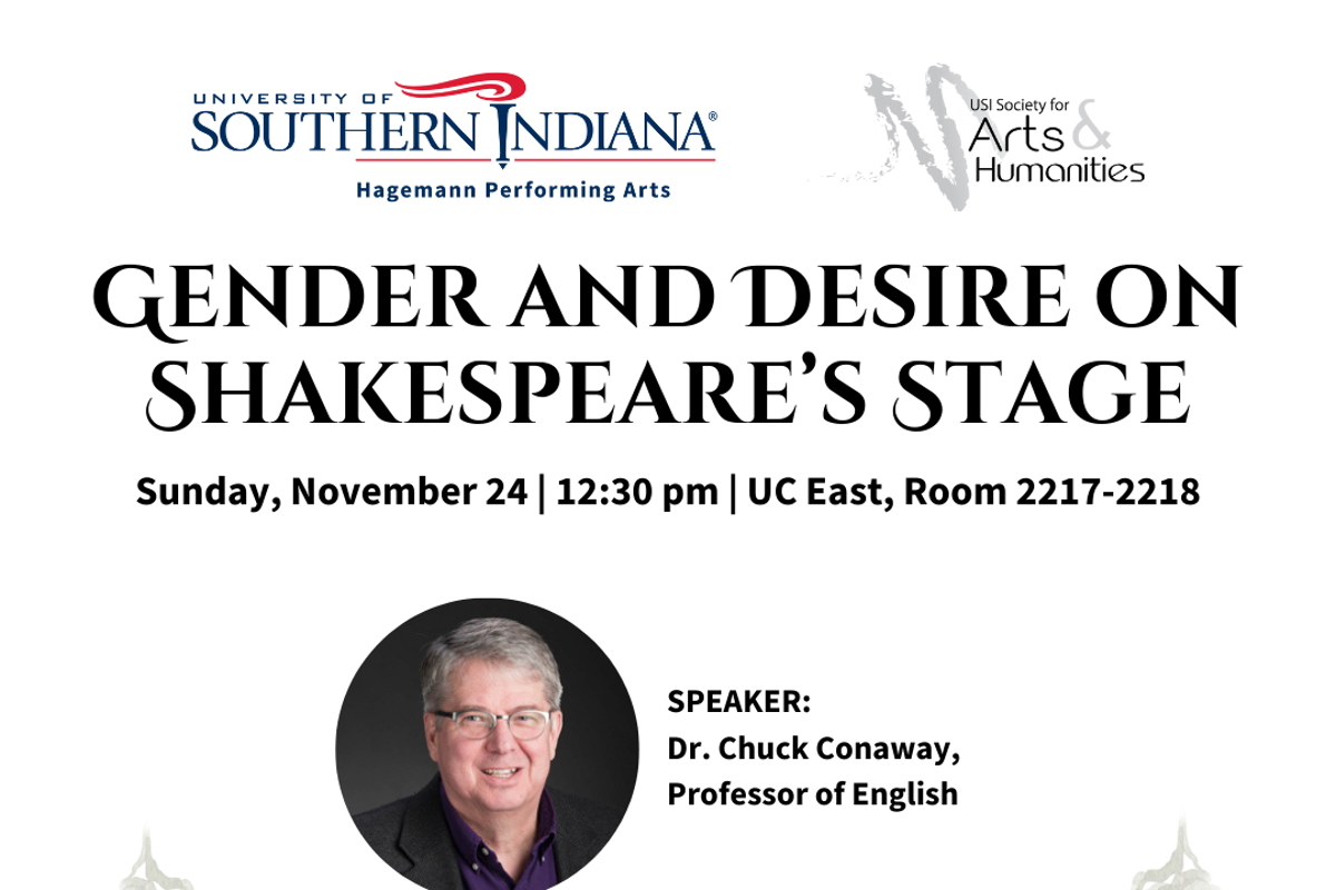 USI Theatre continues its 2024-25 season with As You Like It and pre-show lecture 