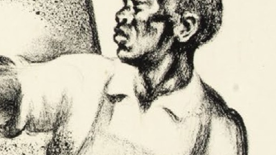 Print of African American man