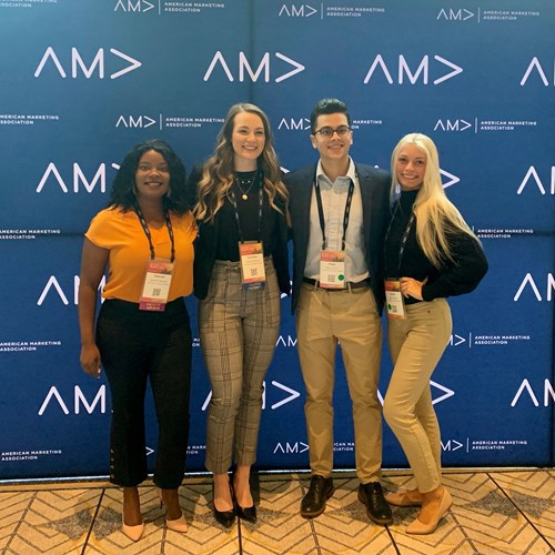 USI Students and Faculty Member at AMA Conference