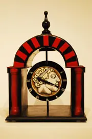 "Clockwork Constantine", Jeffrey Brenan Haskett, 2011, wood