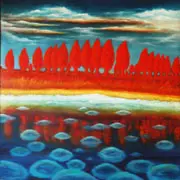 "Untitled" by David Jones Collection of Magaret Skoglund