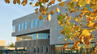 Campus life photo showing student activities and facilities