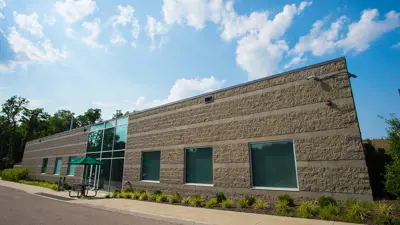 Campus life photo showing student activities and facilities