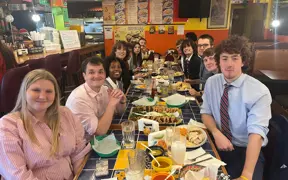 AMA Students eat Lunch