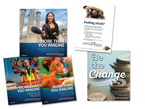 USI Creative & Print Services advertising examples