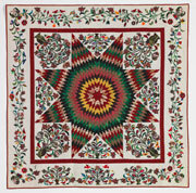 "Indiana Starburst" by Judy Morton, Lydia Stoll, Miriam grabber, 2008, inspired by a design of Mary Betsey Totten, 1810