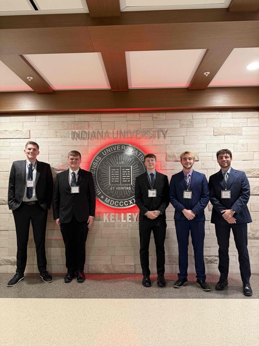 Five team members at IU