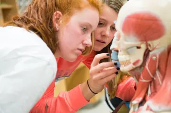 Campus life photo showing student activities and facilities