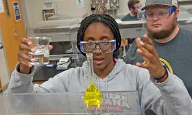 Campus life photo showing student activities and facilities