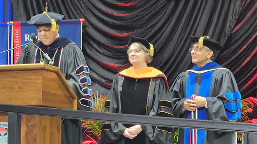 Connie Swenty at Graduation