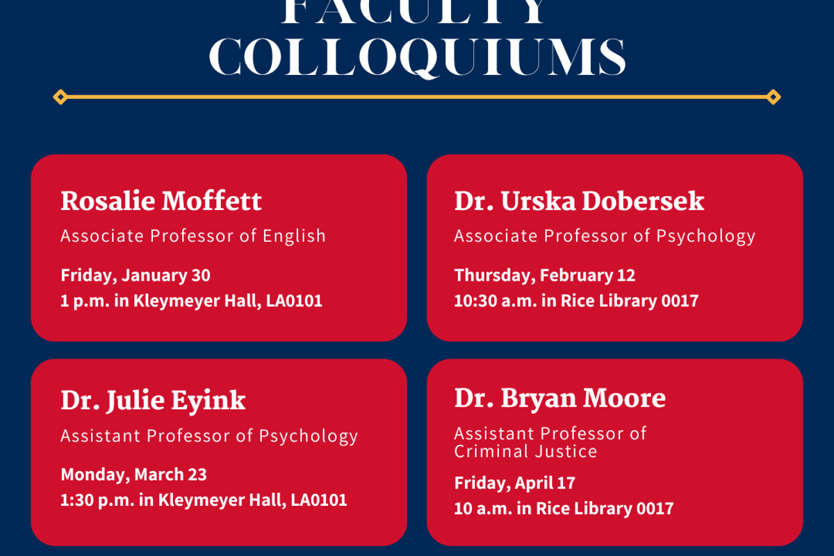 Spring USI Liberal Arts Faculty Colloquium Series to begin January 30 