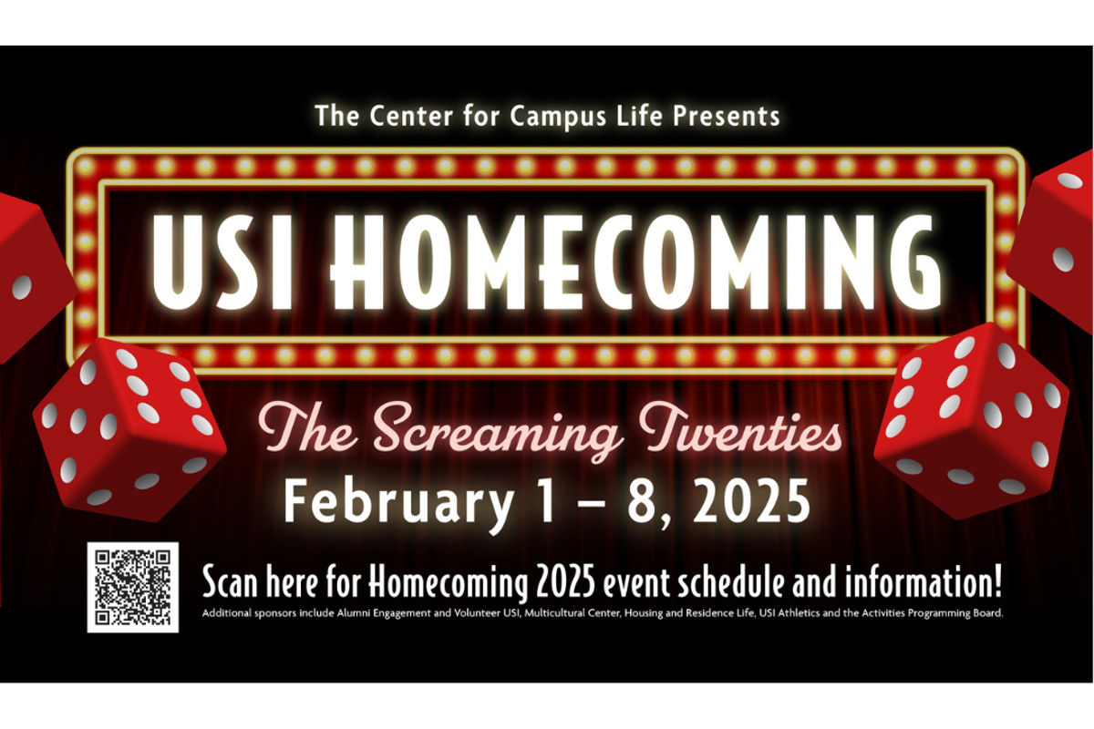 USI Homecoming to celebrate The Screaming Twenties first week of February  