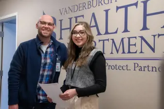 Campus life photo showing student activities and facilities