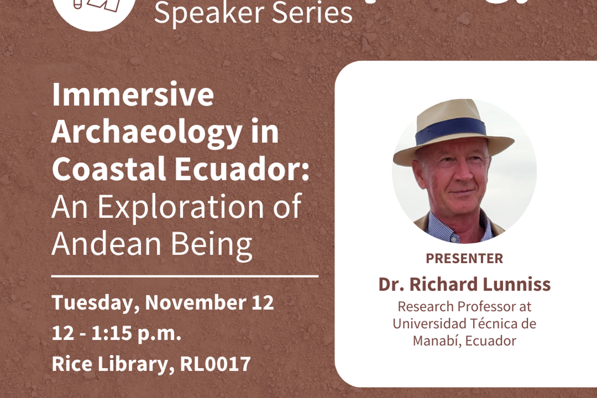 USI Anthropology Speaker Series to present Dr. Richard Lunniss 