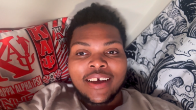 USI student Will recording video of himself